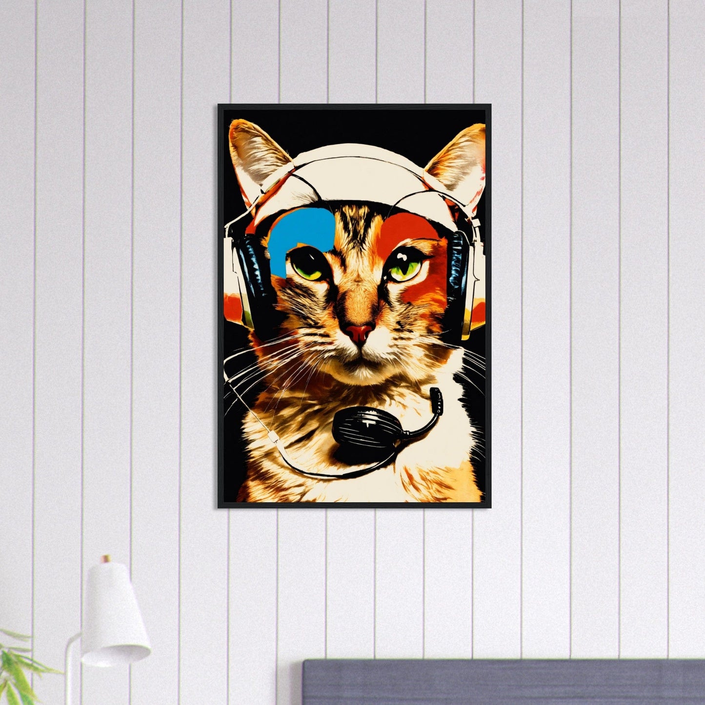 Canvanation Print Material 60x90 cm / 24x36″ Tableau Chat Ombre Et Lumière