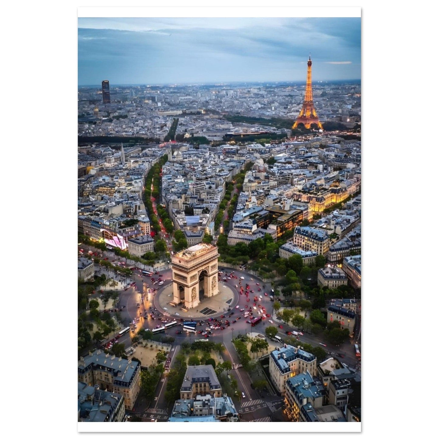 Canvanation Print Material 60x90 cm / 24x36″ Poster Ville de Paris