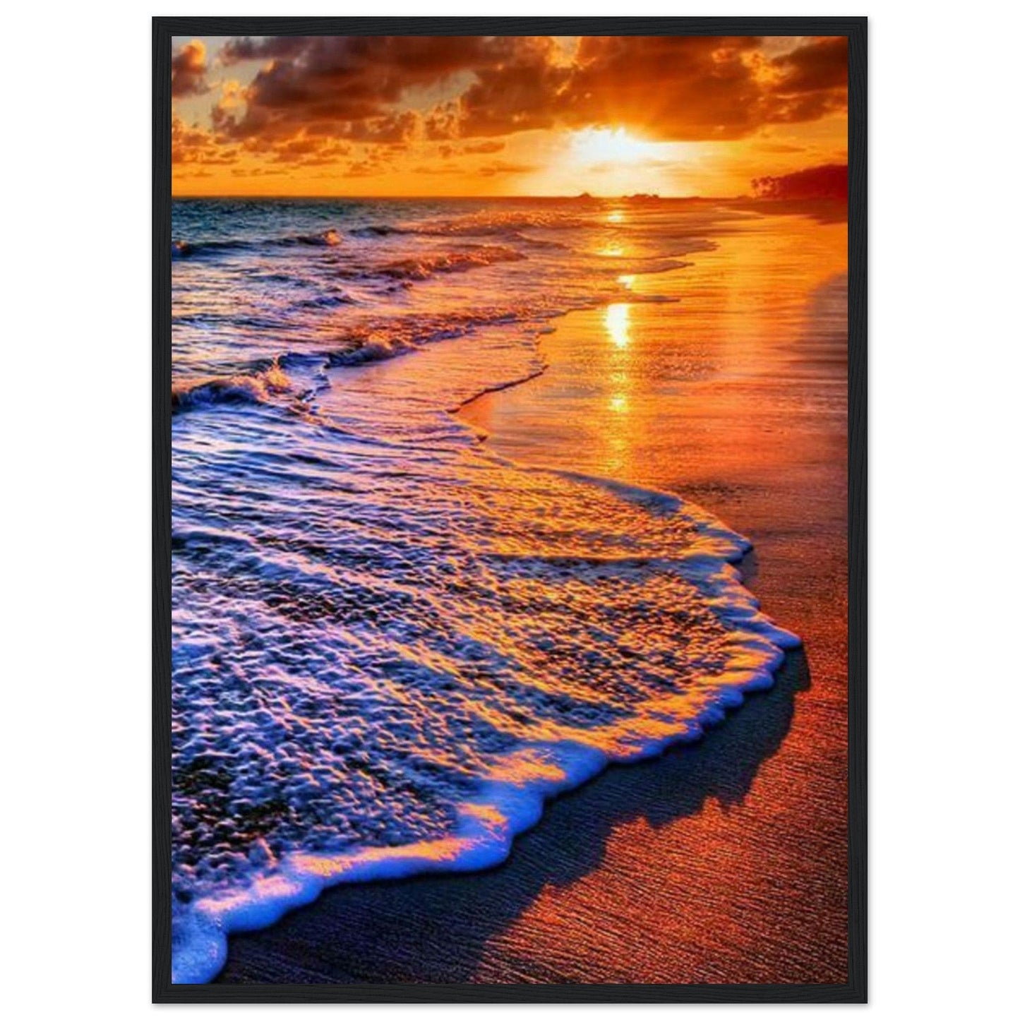 Gelato Print Material 50x70 cm / 20x28″ Tableau Coucher De Soleil Sur L'Adriatique