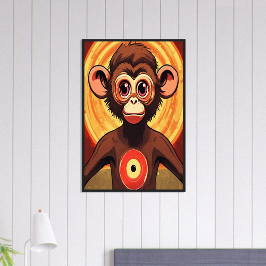 Canvanation Print Material 60x90 cm / 24x36″ Tableau Singe Le Sage du Canopée