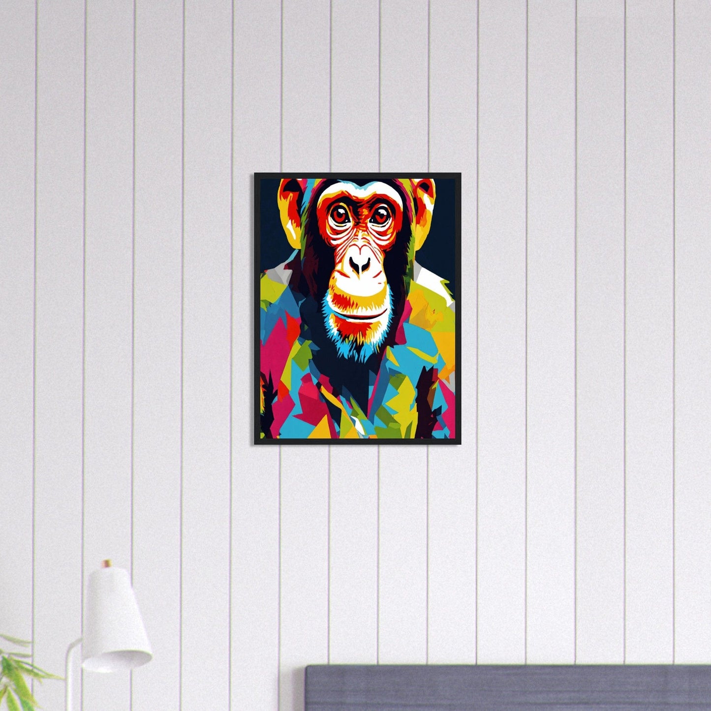 Canvanation Print Material 45x60 cm / 18x24″ Tableau Singe Sagesse Primitif