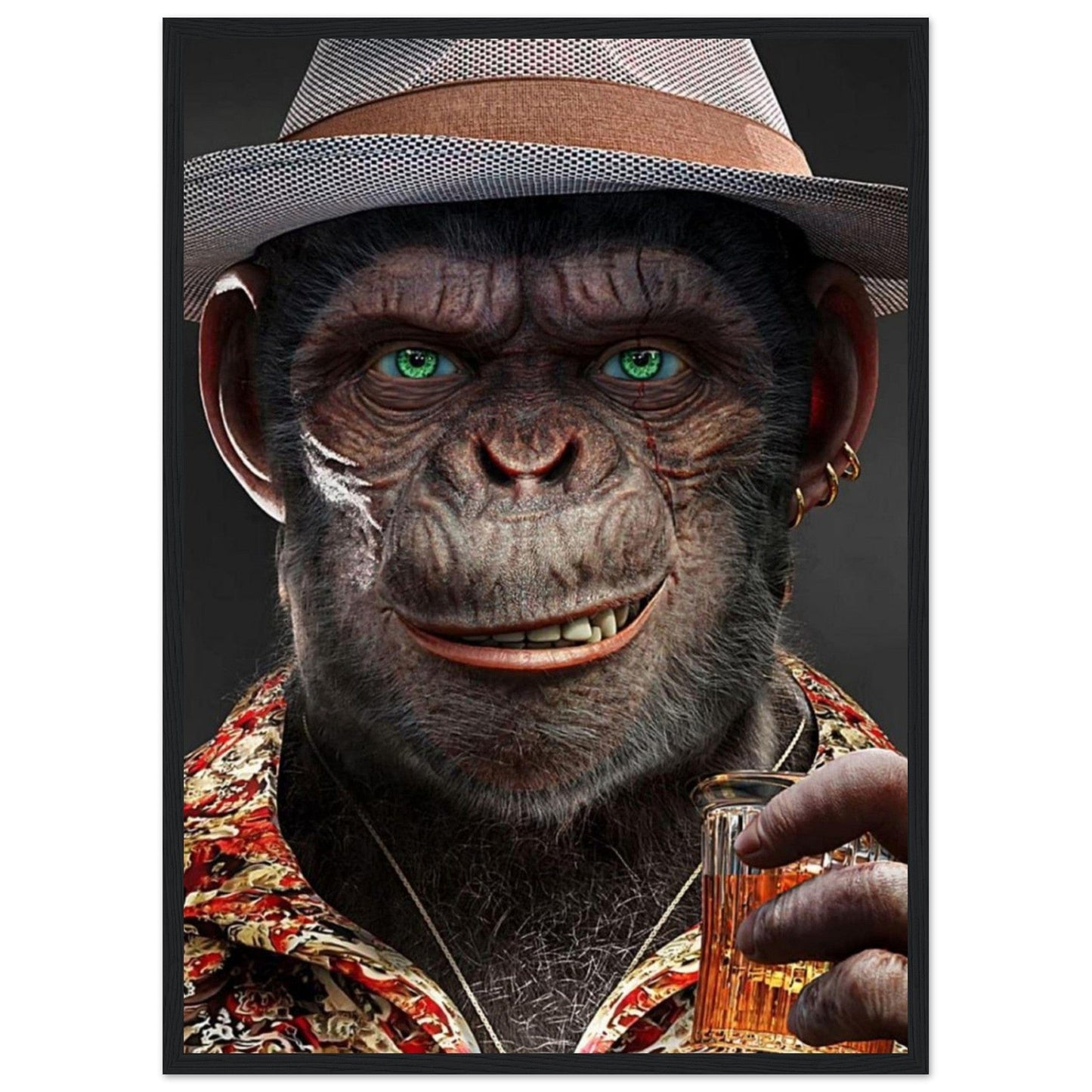 Canvanation Print Material 50x70 cm / 20x28″ Tableau Gorille Couleur