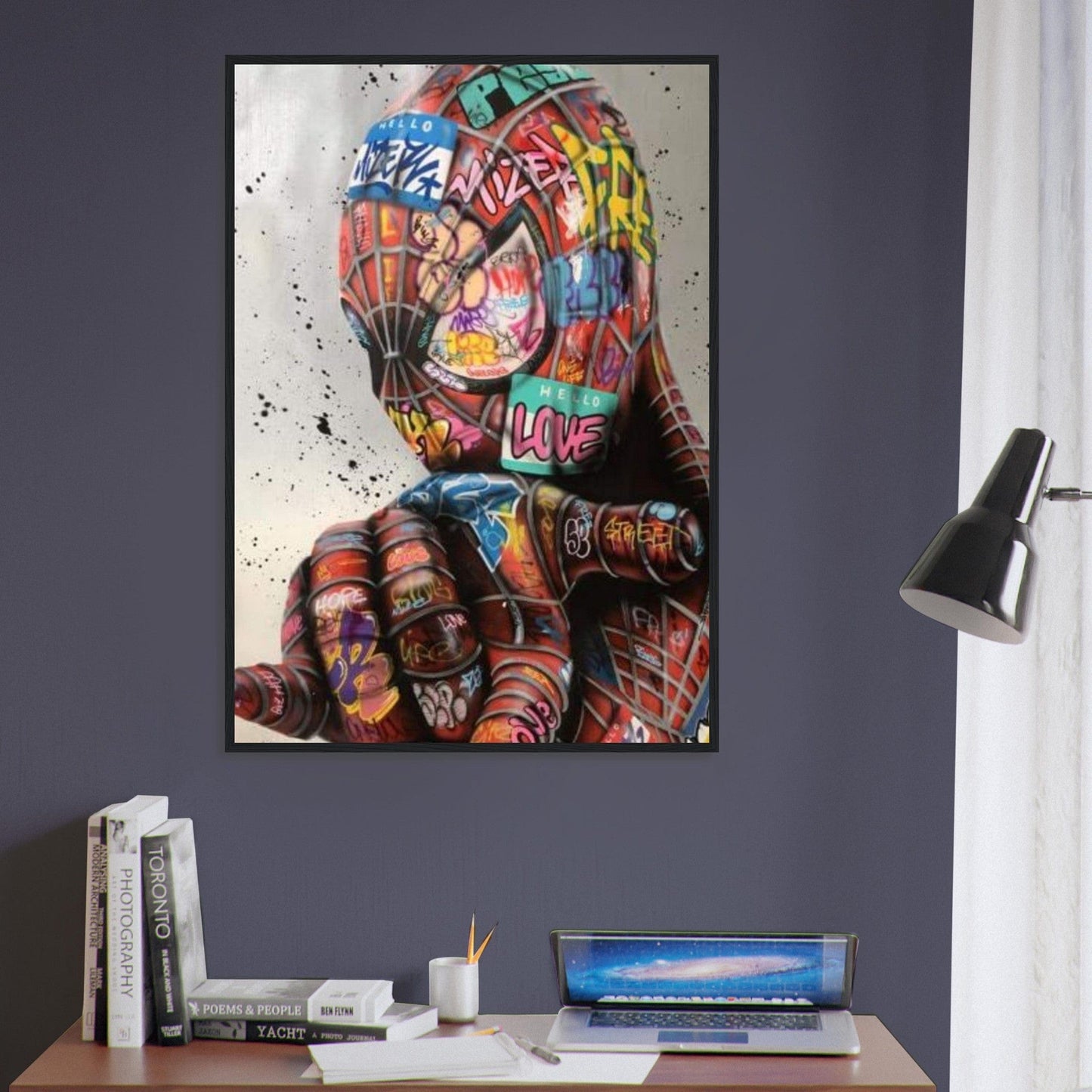 Canvanation Print Material Tableau Street Art Spiderman Tags