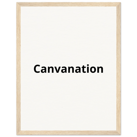 Canvanation Print Material 27x35 cm / 11x14″ / Cadre en bois Tableau Personnalisé