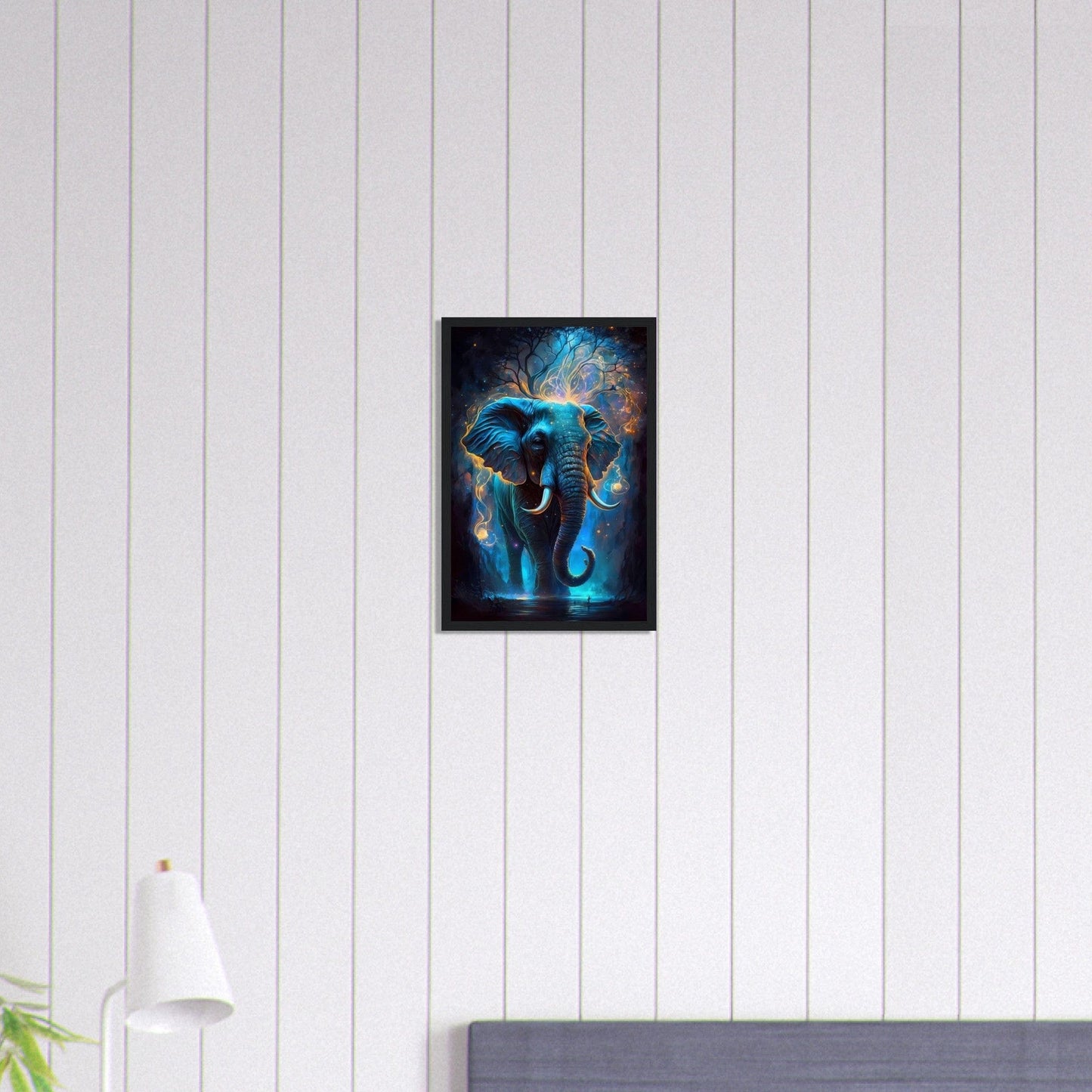 Canvanation Print Material 30x45 cm / 12x18″ Tableau Elephant Lueur Crépusculaire