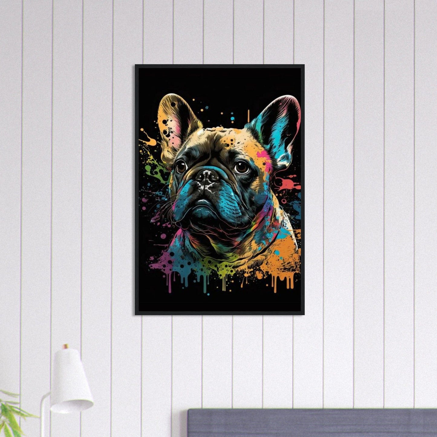 Canvanation Print Material 60x90 cm / 24x36″ Tableau Chien - L'âme du chien