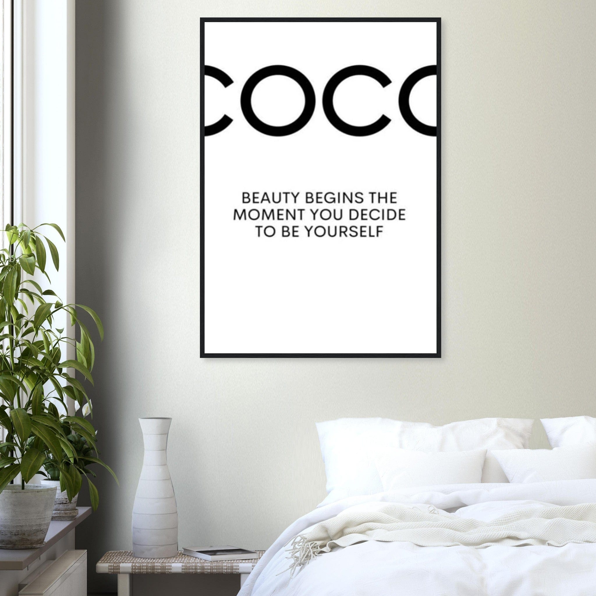 Canvanation 2 / 70x100 cm / 28x40″ / Avec Cadre Tableau Marque De Luxe Coco Chanel