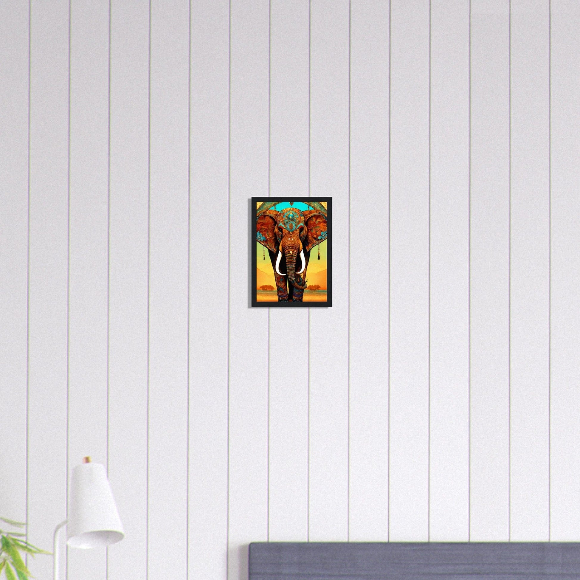 Canvanation Print Material A4 21x29.7 cm / 8x12″ Tableau Elephant Géant Doux