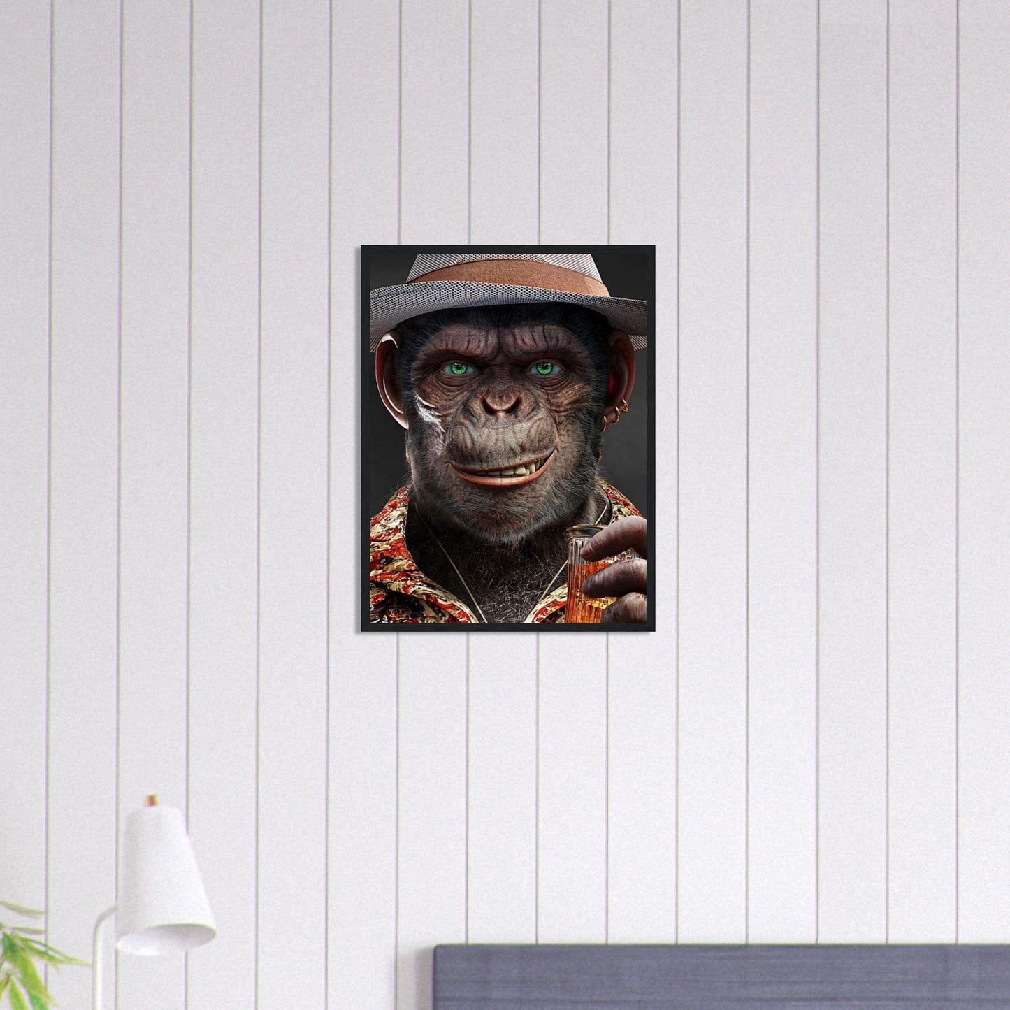 Canvanation Print Material Tableau Gorille Couleur
