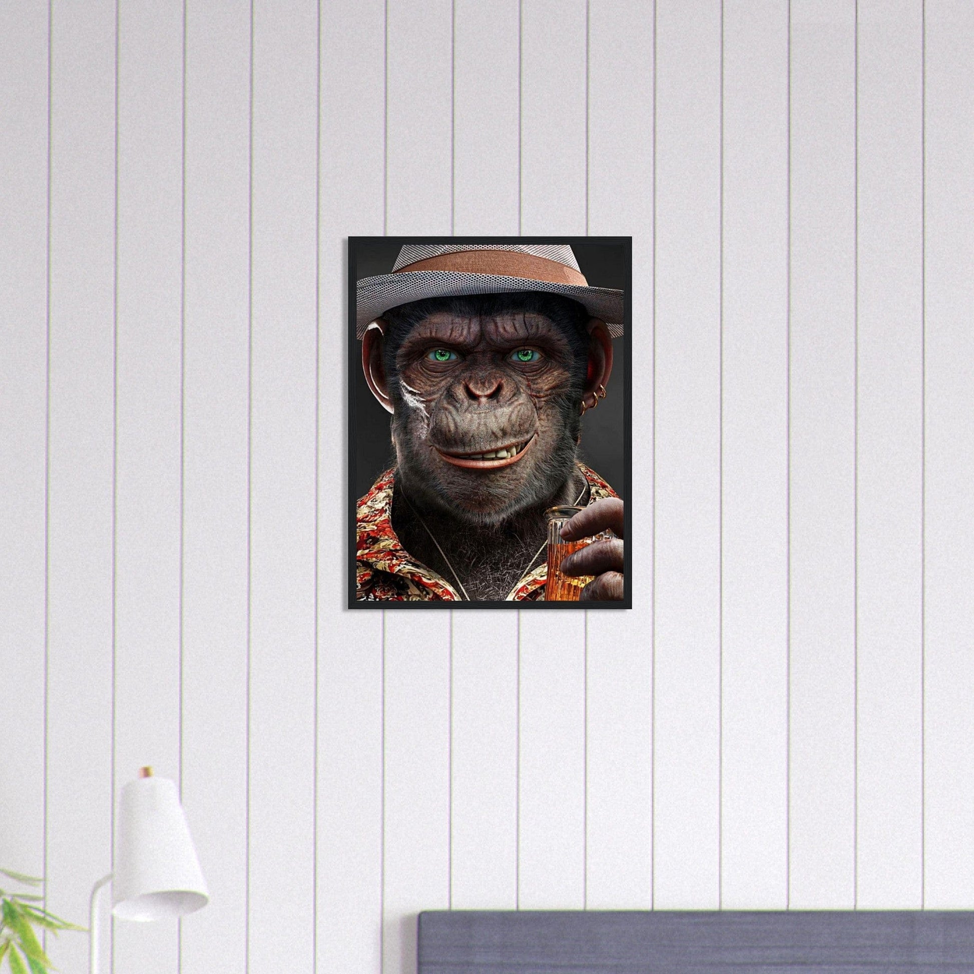 Canvanation Print Material Tableau Gorille Couleur