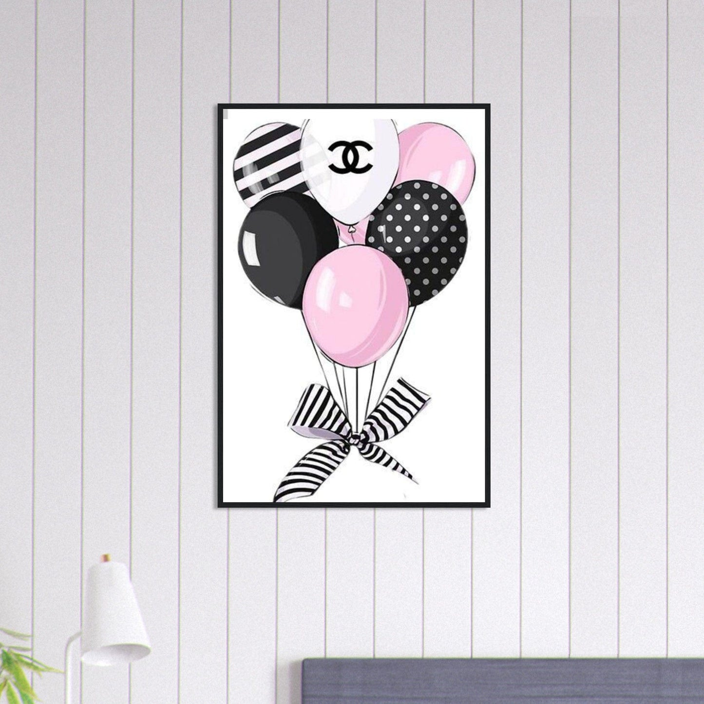 Canvanation Print Material 60x90 cm / 24x36″ Tableau Chanel Ballons