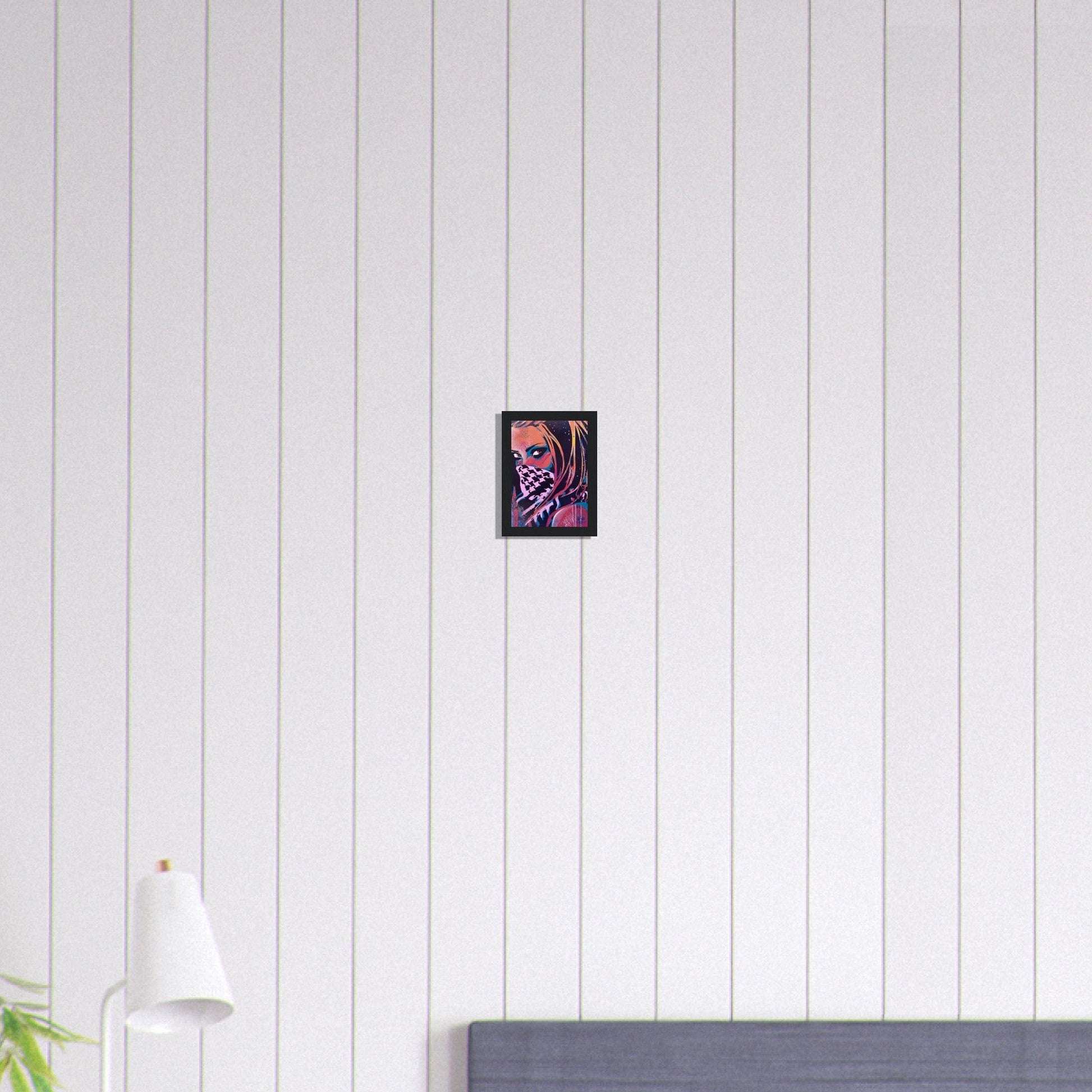 Canvanation Print Material 13x18 cm / 5x7″ Tableau Street Art Femme Gang