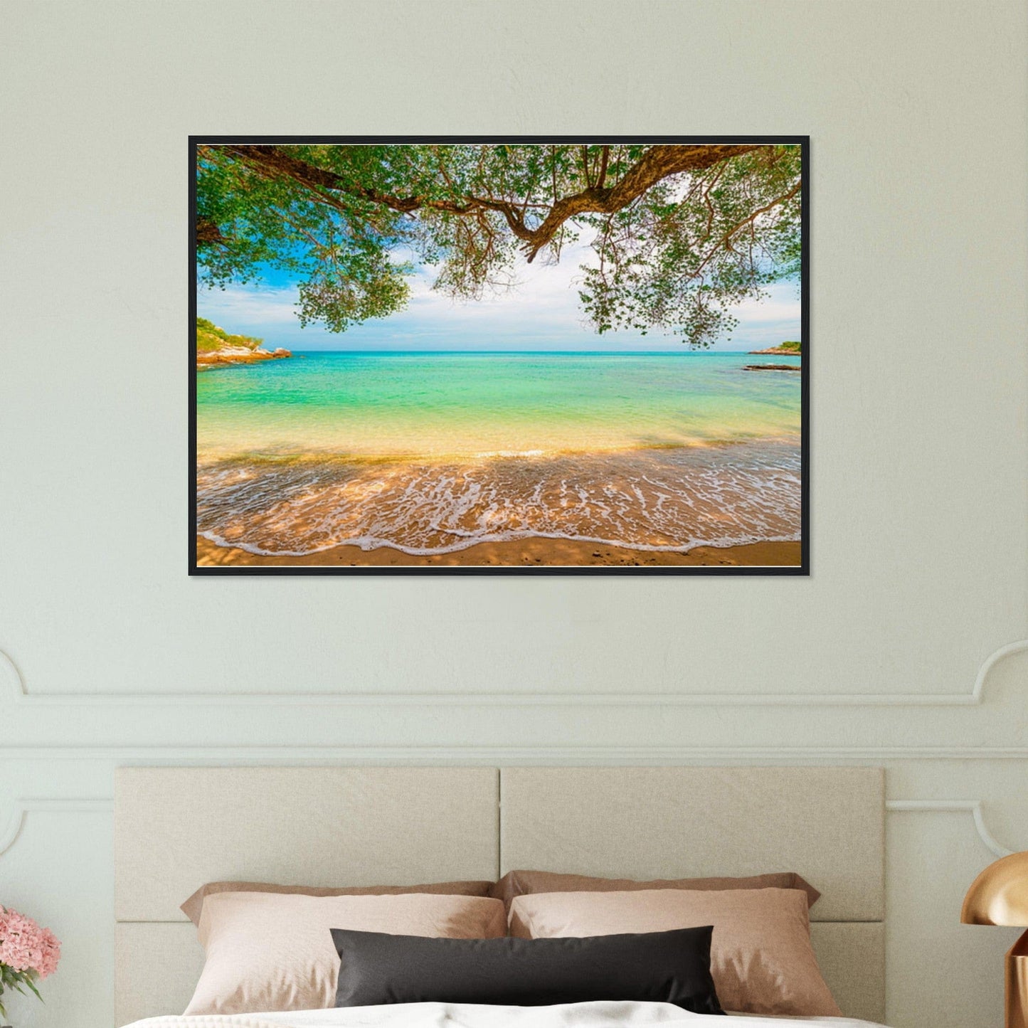 Gelato Print Material Tableau Panoramique Mer Antilles