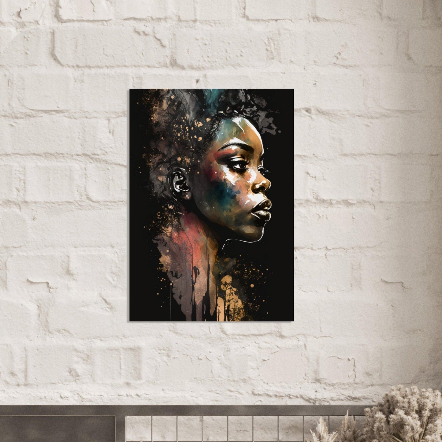 Gelato Print Material Poster Portrait Femme Moderne