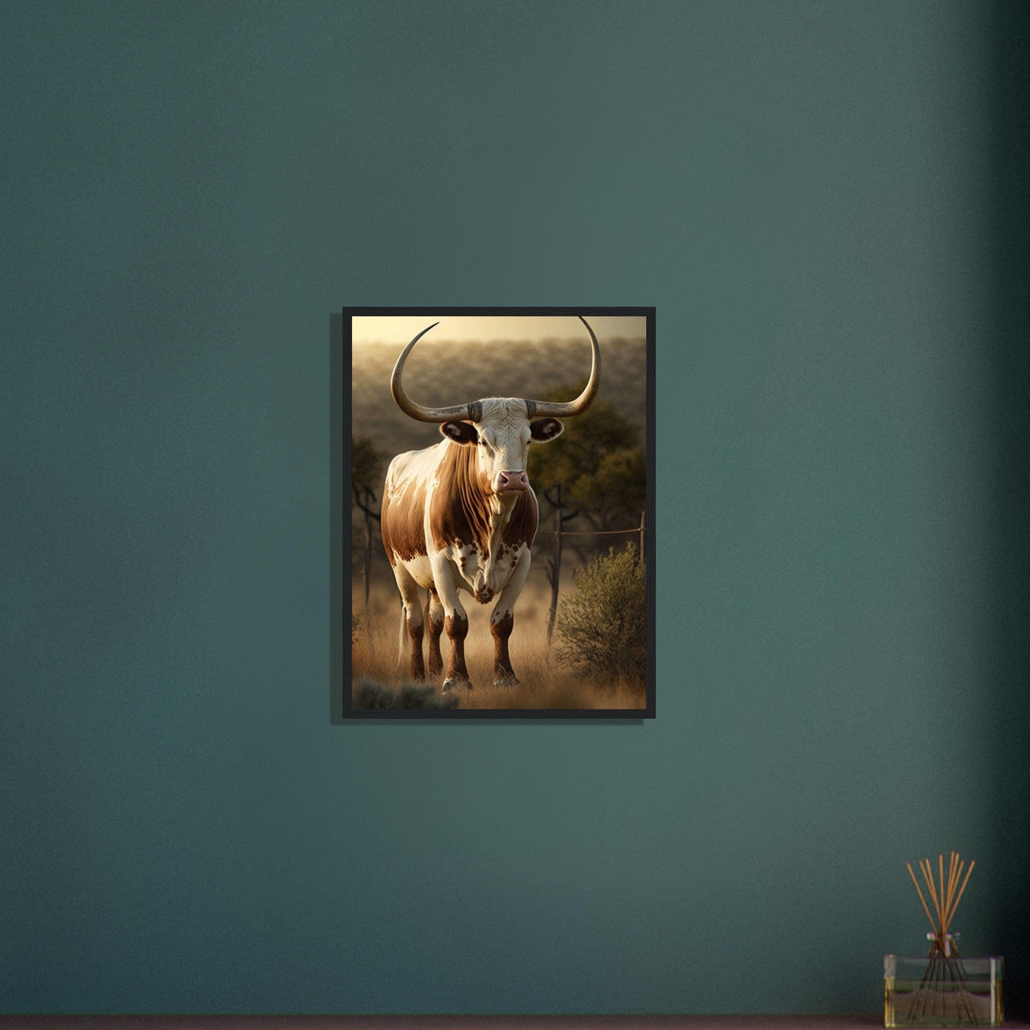 Canvanation Print Material Tableau Vache Colorée