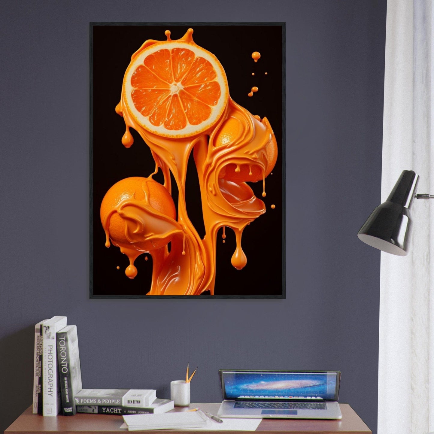 Canvanation Print Material Tableau Cuisine Orange