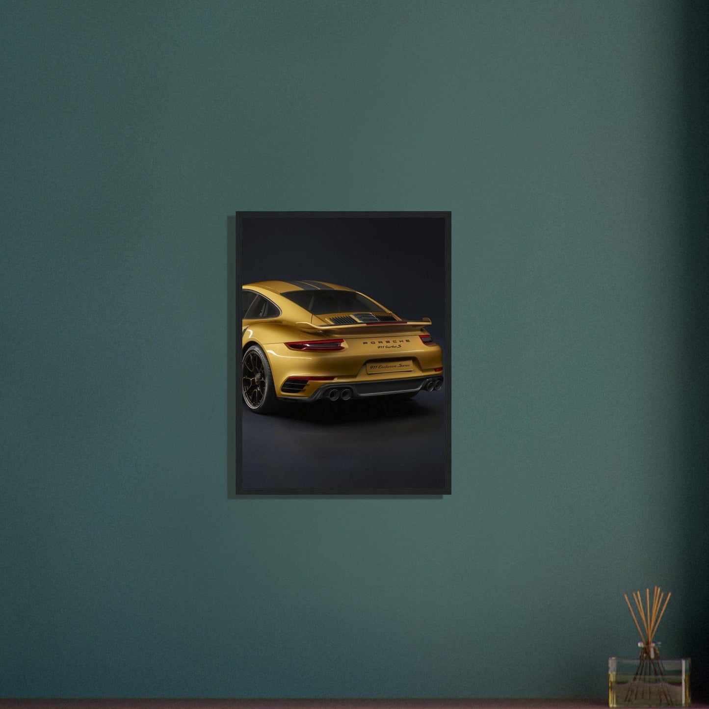 Gelato Print Material Tableau Porsche en Or