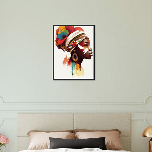Canvanation Print Material 45x60 cm / 18x24″ Peinture Murale Africaine