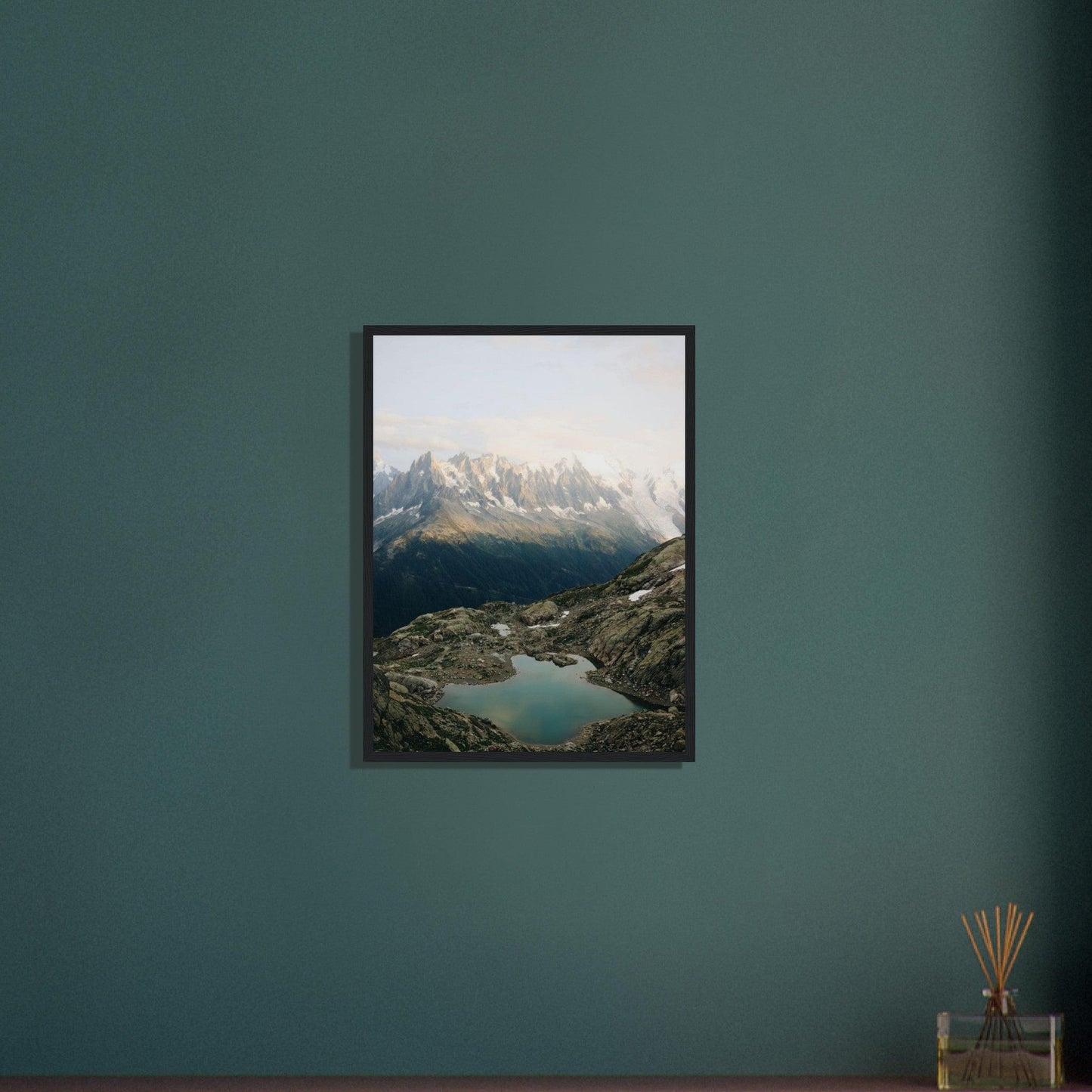Canvanation Print Material Cadre Paysage Montagne Lac