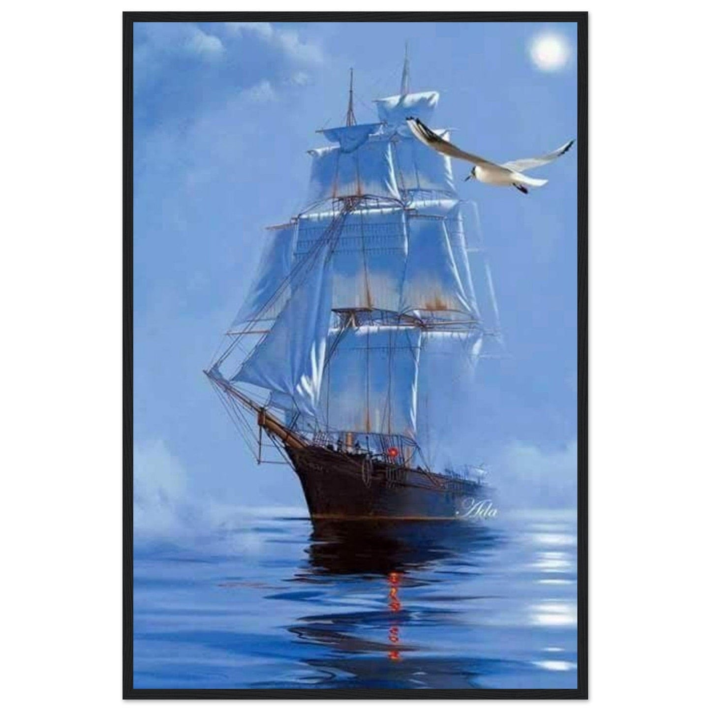 Gelato Print Material 60x90 cm / 24x36″ Tableau De Bateau En Mer