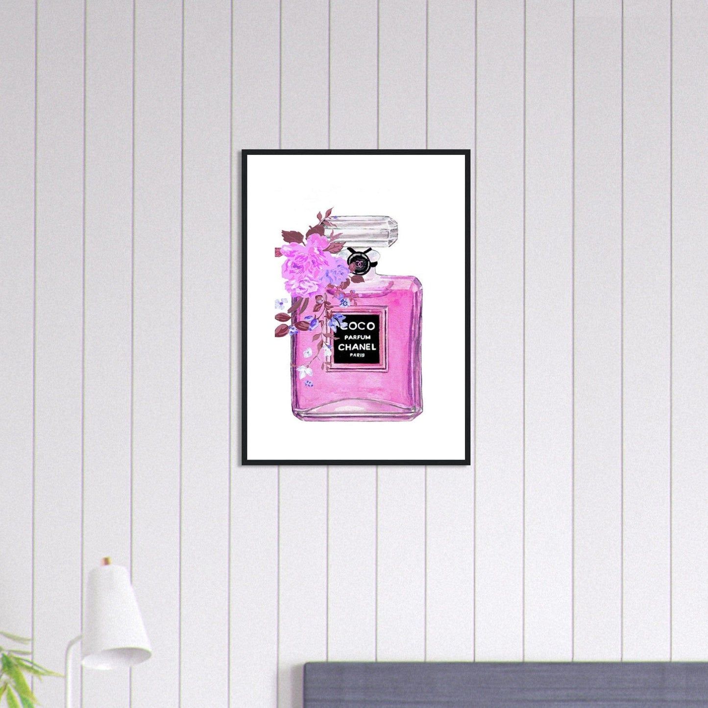 Canvanation Print Material 50x70 cm / 20x28″ Tableau Chanel Numéro 5 Rose
