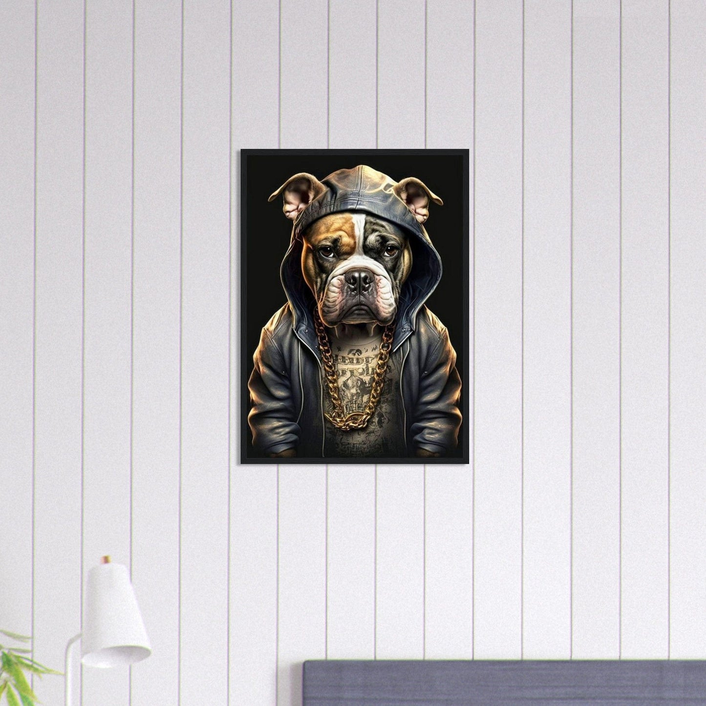 Canvanation Print Material 50x70 cm / 20x28″ Tableau Chien - Au-delà des mots