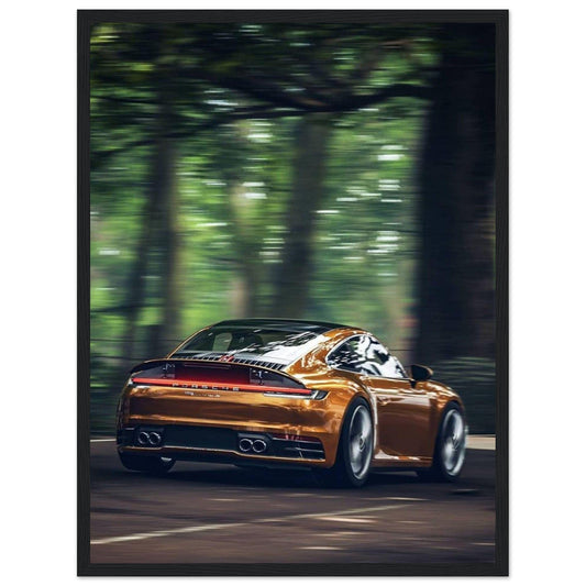 Gelato Print Material 45x60 cm / 18x24″ Tableau Voiture Porsche