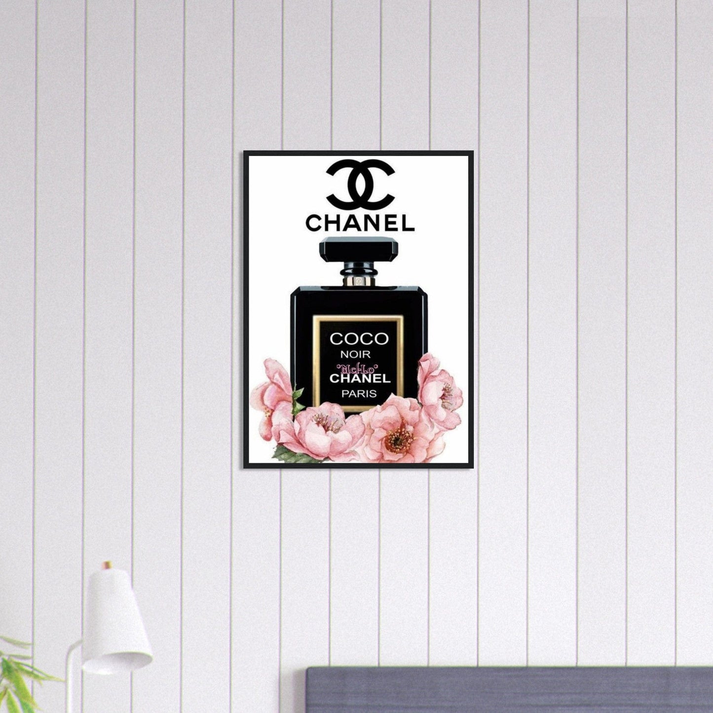 Canvanation Print Material 50x70 cm / 20x28″ Tableau Chanel Coco Noir