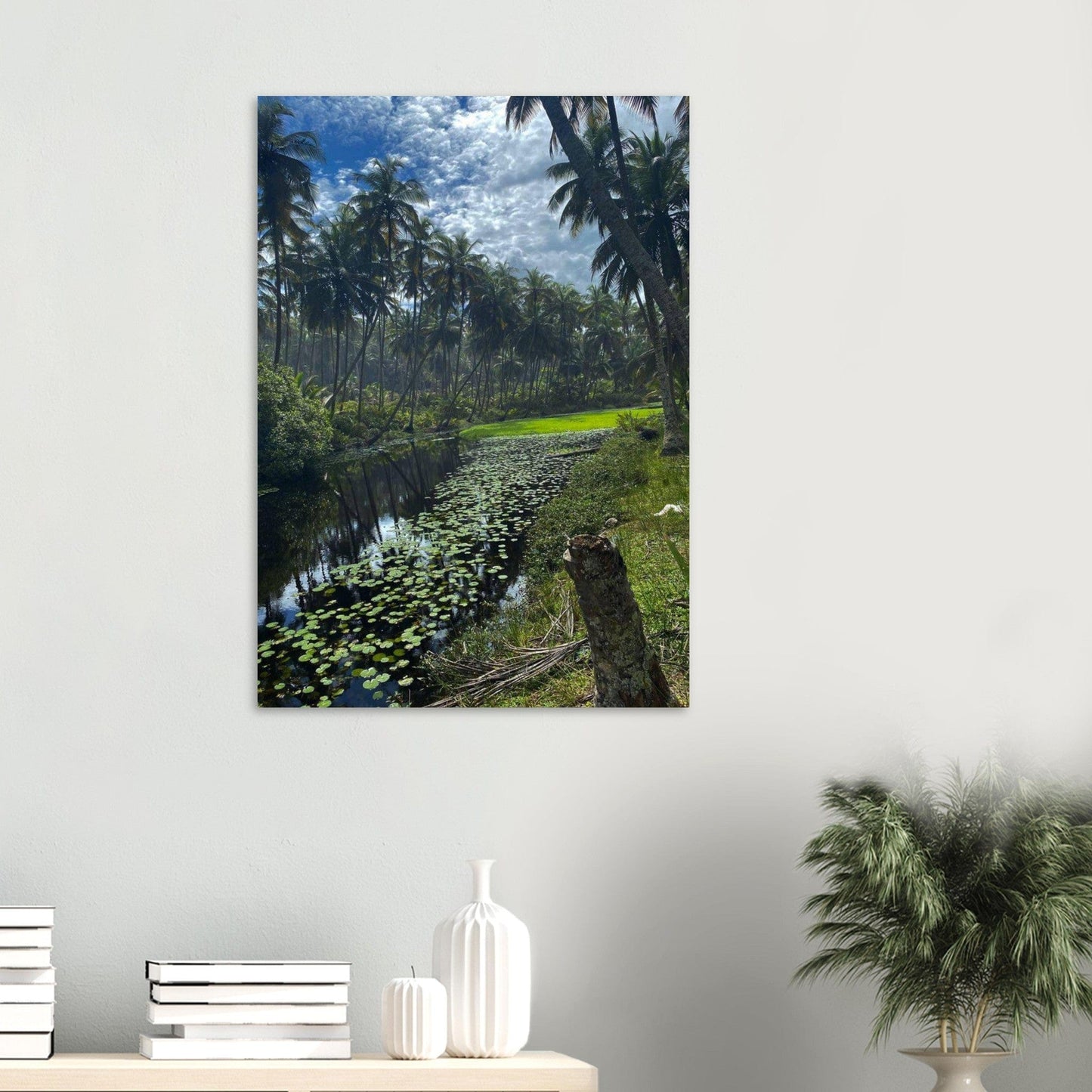 Gelato Print Material Affiche Africain Lac Ghana