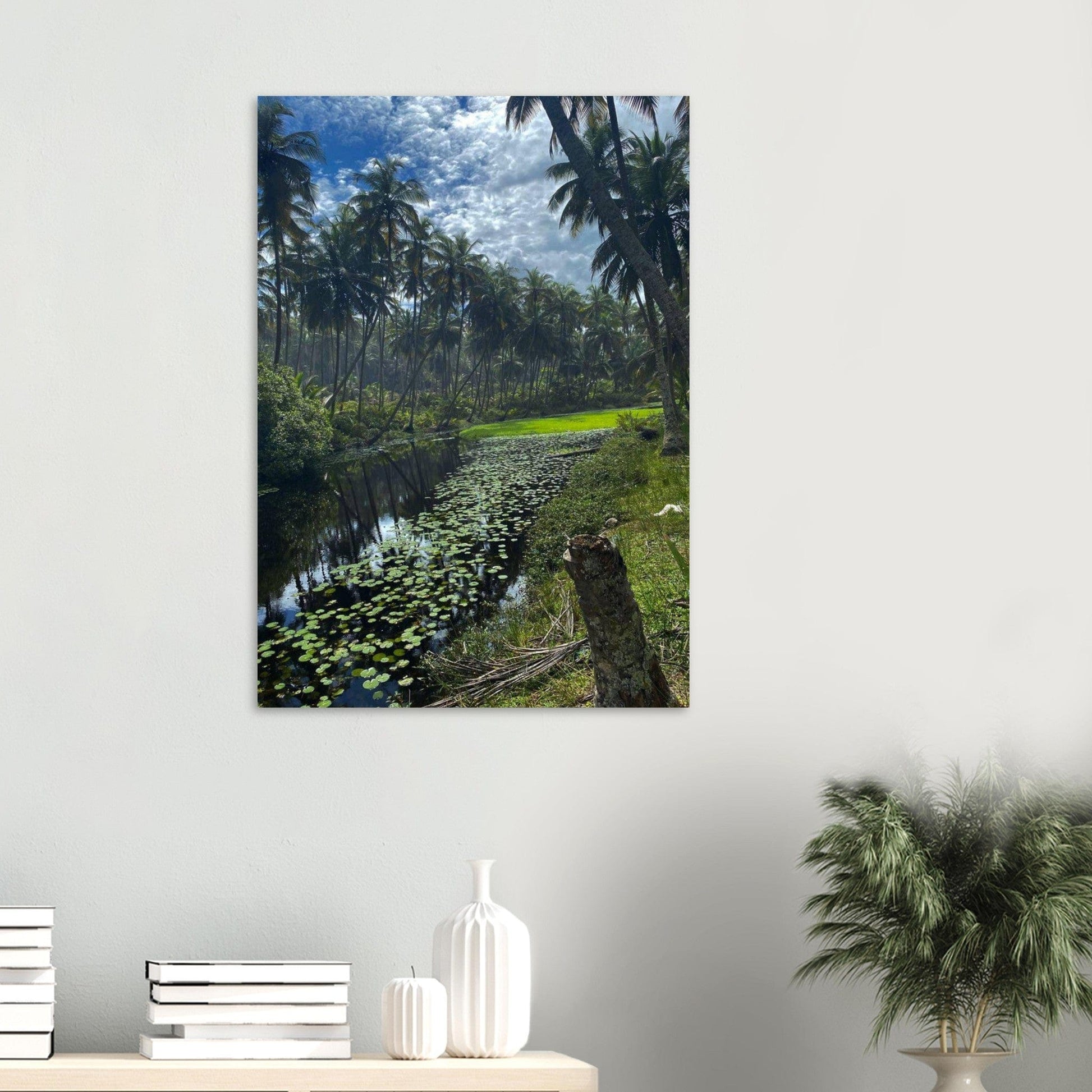 Gelato Print Material Affiche Africain Lac Ghana