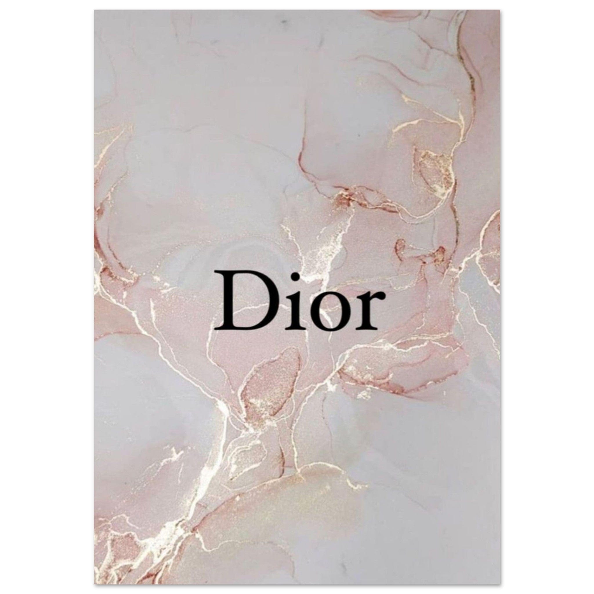 Gelato Print Material A1 (59.4 x 84.1 cm) Affiche Dior Marbre
