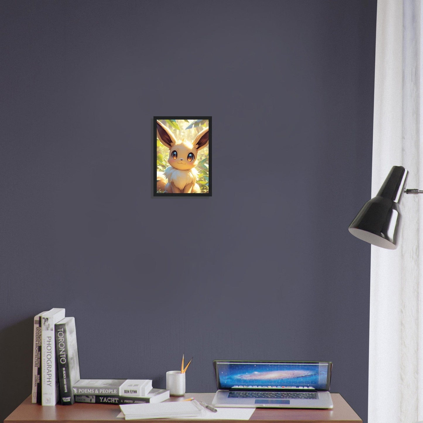 Canvanation Print Material Tableau Pokémon Evoli - Chambre Bébé