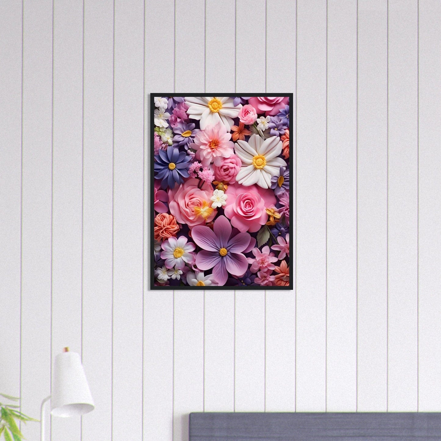 Canvanation Print Material 50x70 cm / 20x28″ Tableau Bouquet de Fleurs Colorés