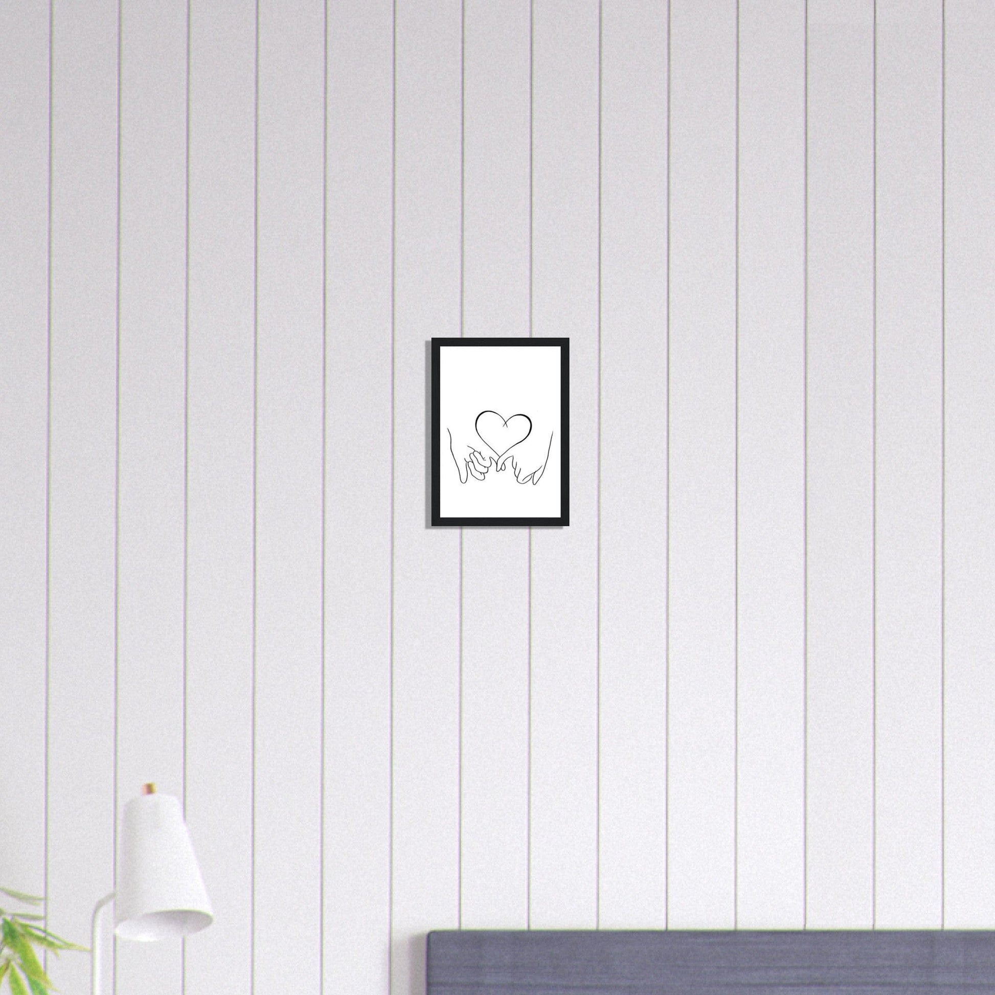 Canvanation Print Material A4 21x29.7 cm / 8x12″ Tableau Couple Toile de l'Amour Éternel