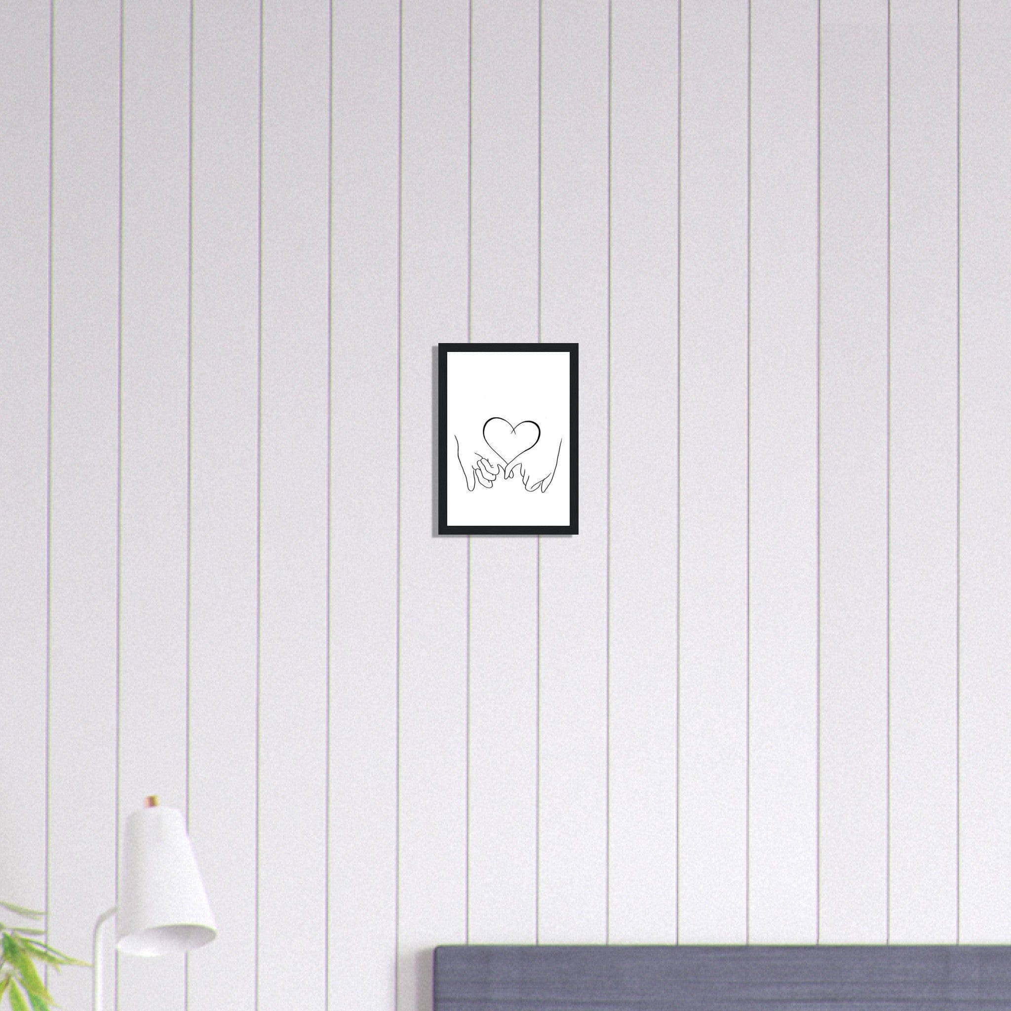 Canvanation Print Material A4 21x29.7 cm / 8x12″ Tableau Couple Toile de l'Amour Éternel