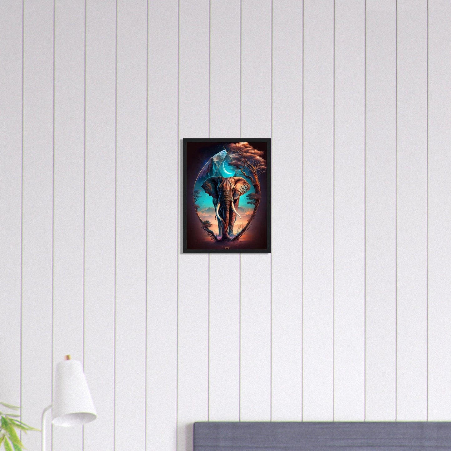 Canvanation Print Material 30x40 cm / 12x16″ Tableau Elephant Seigneur de la Savane