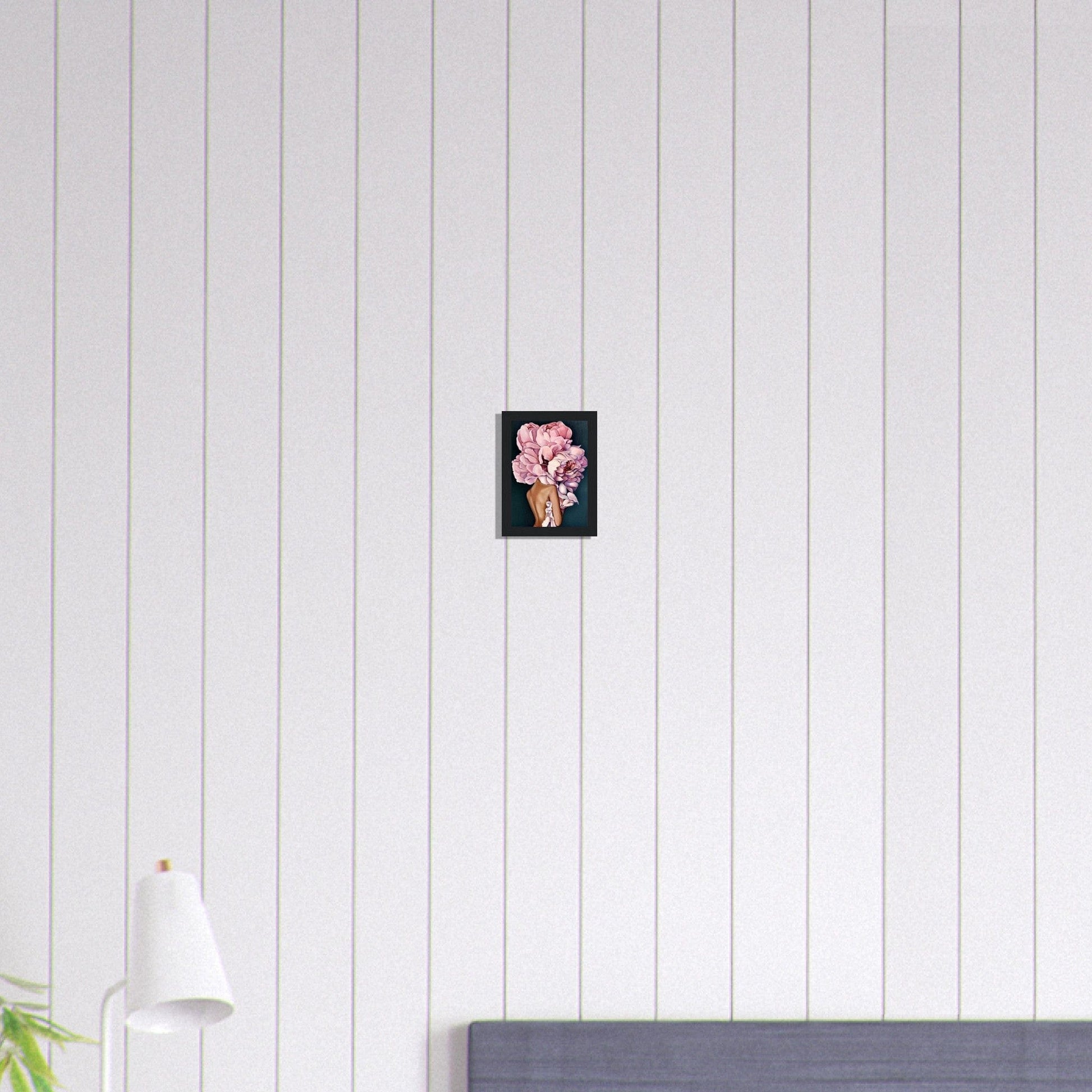 Canvanation Print Material 13x18 cm / 5x7″ Tableau Femme Fleurs Cheveux : L'essence de la nature