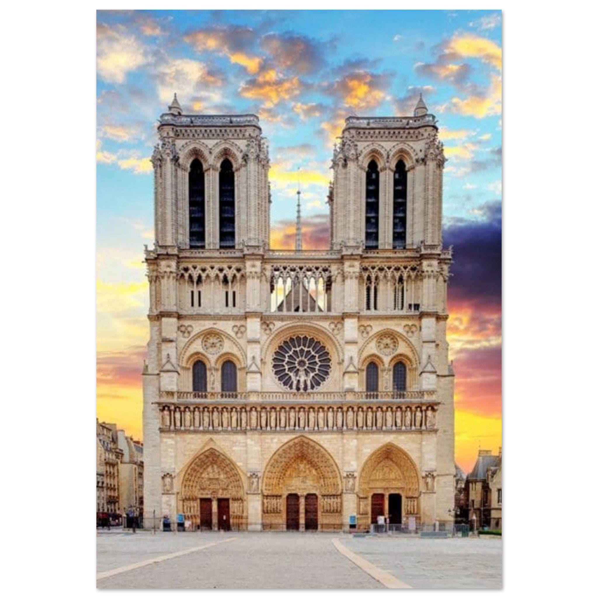 Canvanation Print Material 70x100 cm / 28x40″ Affiche Notre Dame de Paris