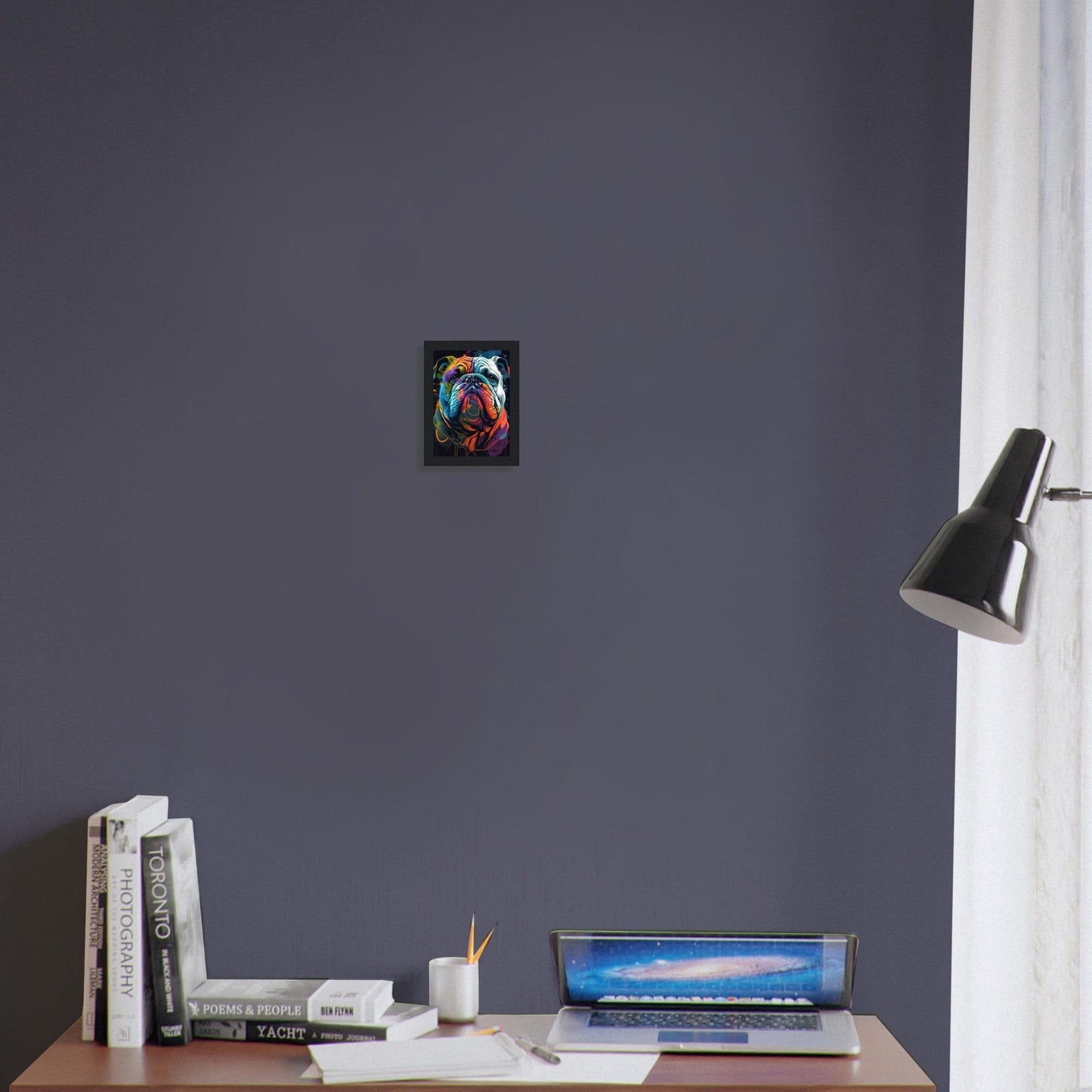 Canvanation Print Material Tableau Chien - Vivre dans l'instant