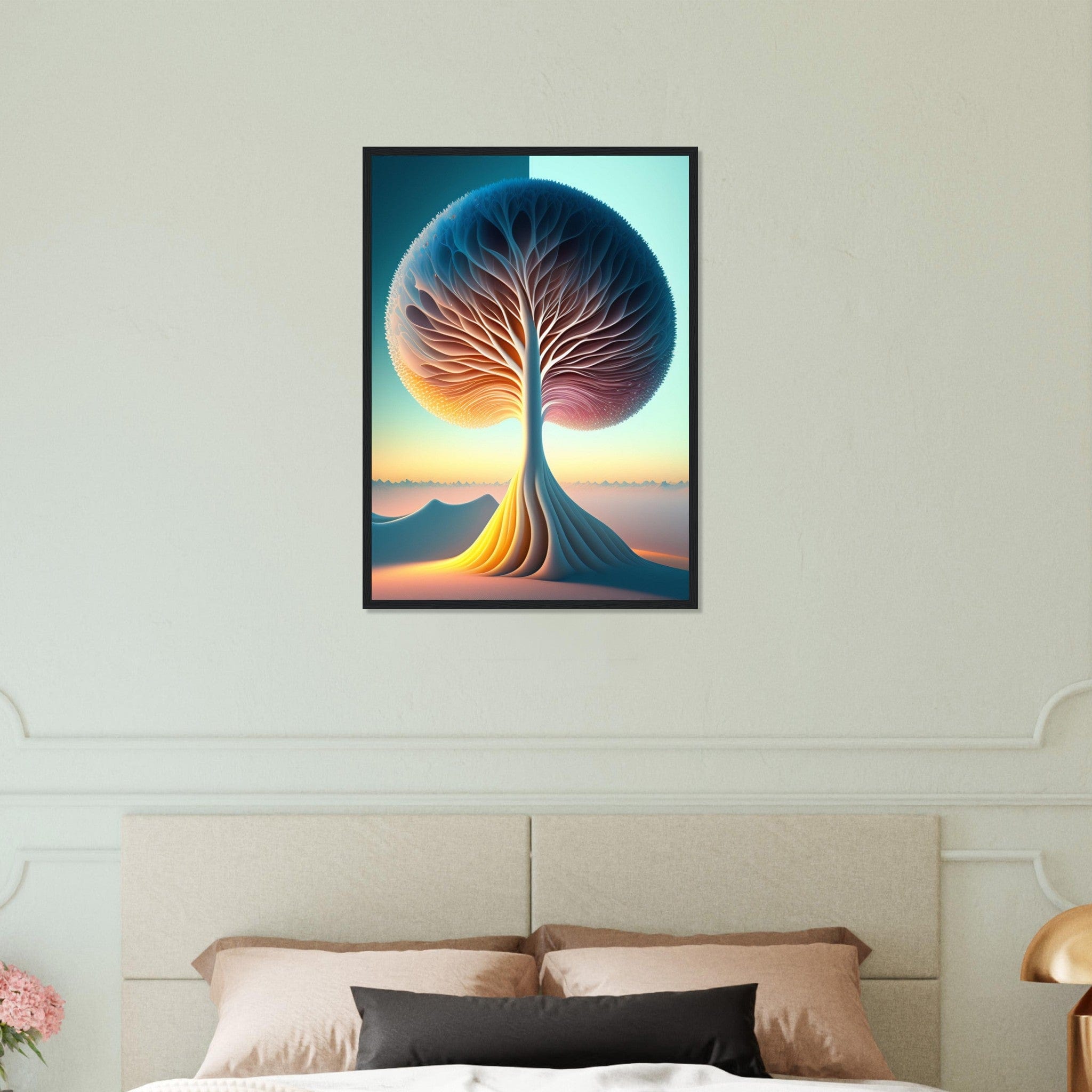 Canvanation Print Material 50x70 cm / 20x28″ Peinture Abstraite Arbre De Vie