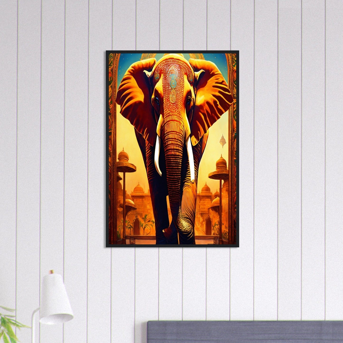 Canvanation Print Material 60x90 cm / 24x36″ Tableau Elephant Majesté De La Savane