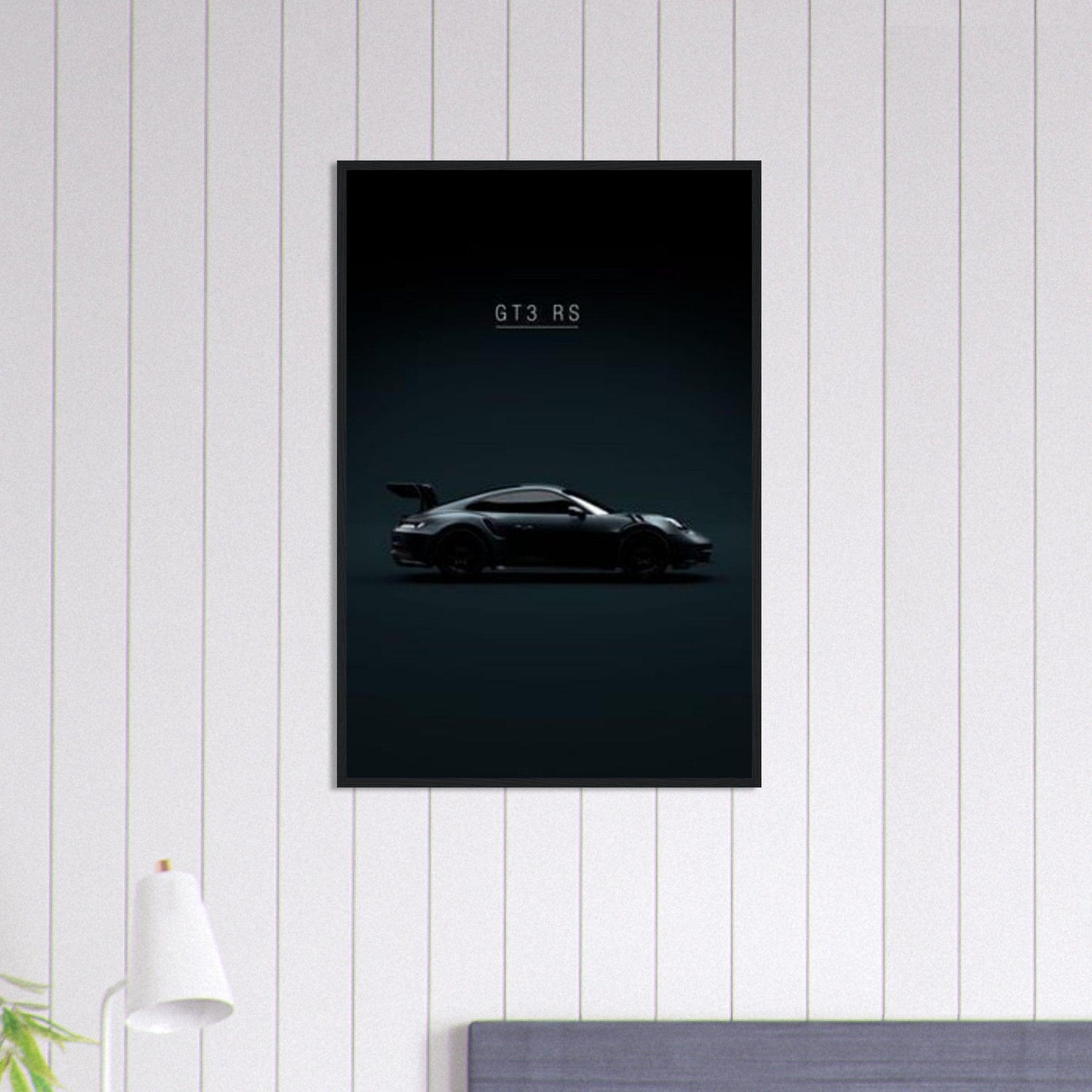Canvanation Print Material 60x90 cm / 24x36″ Tableau Noir GT 3 RS Porsche