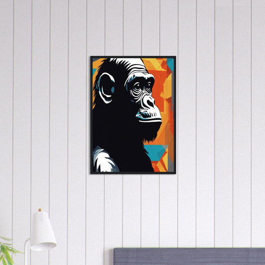 Canvanation Print Material 50x70 cm / 20x28″ Tableau Singe Le Roi de la Jungle