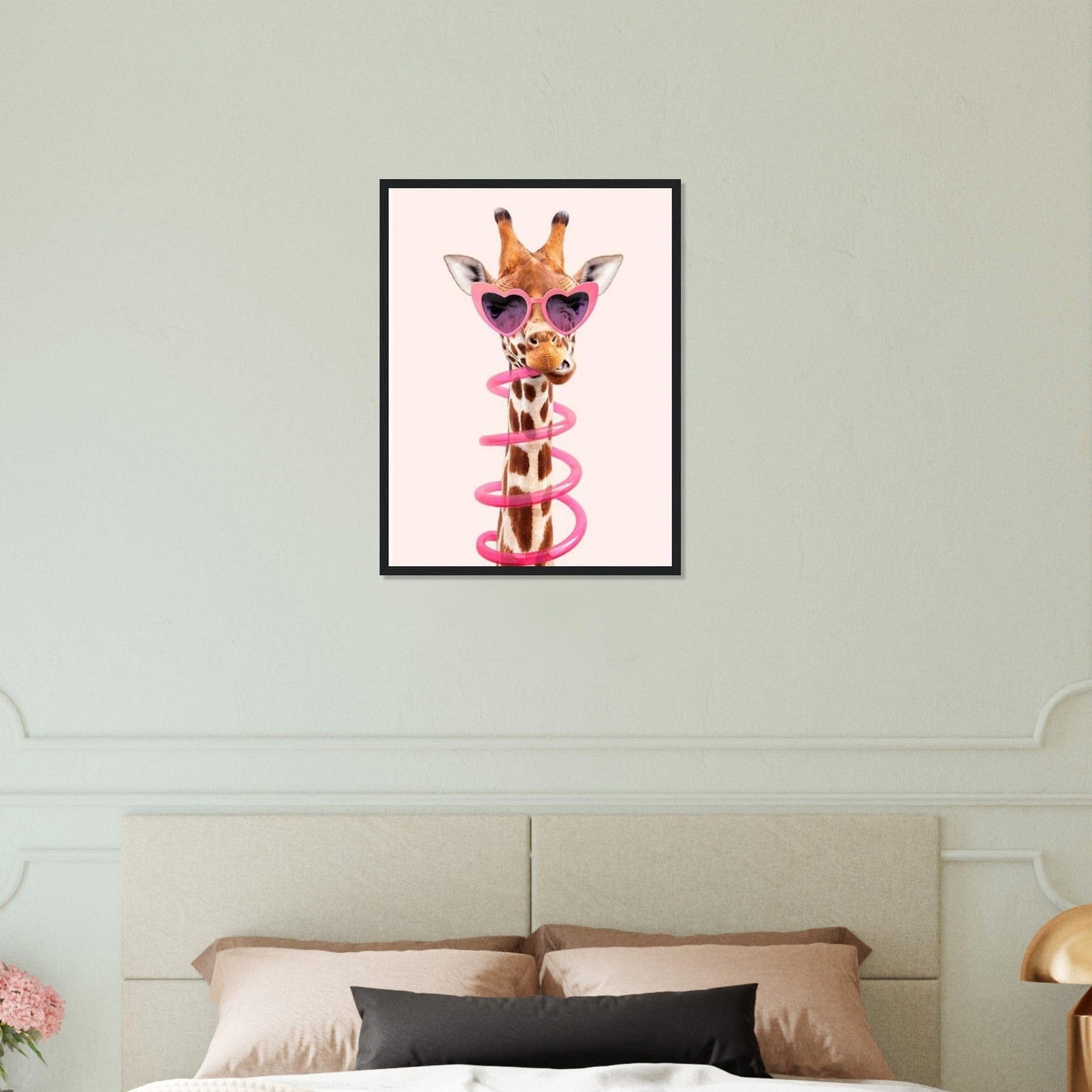 Gelato Print Material Tableau De Girafe