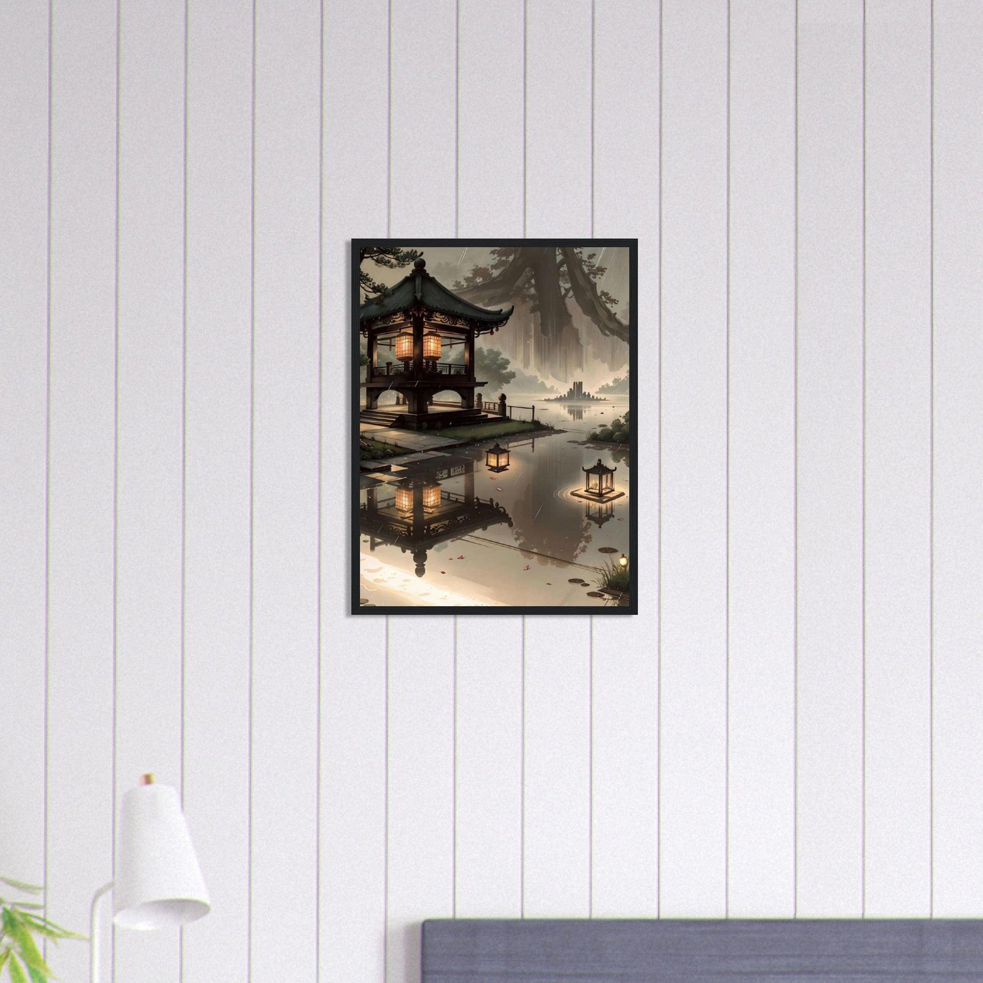 Canvanation Print Material Tableau Japon Paysage Luminaire