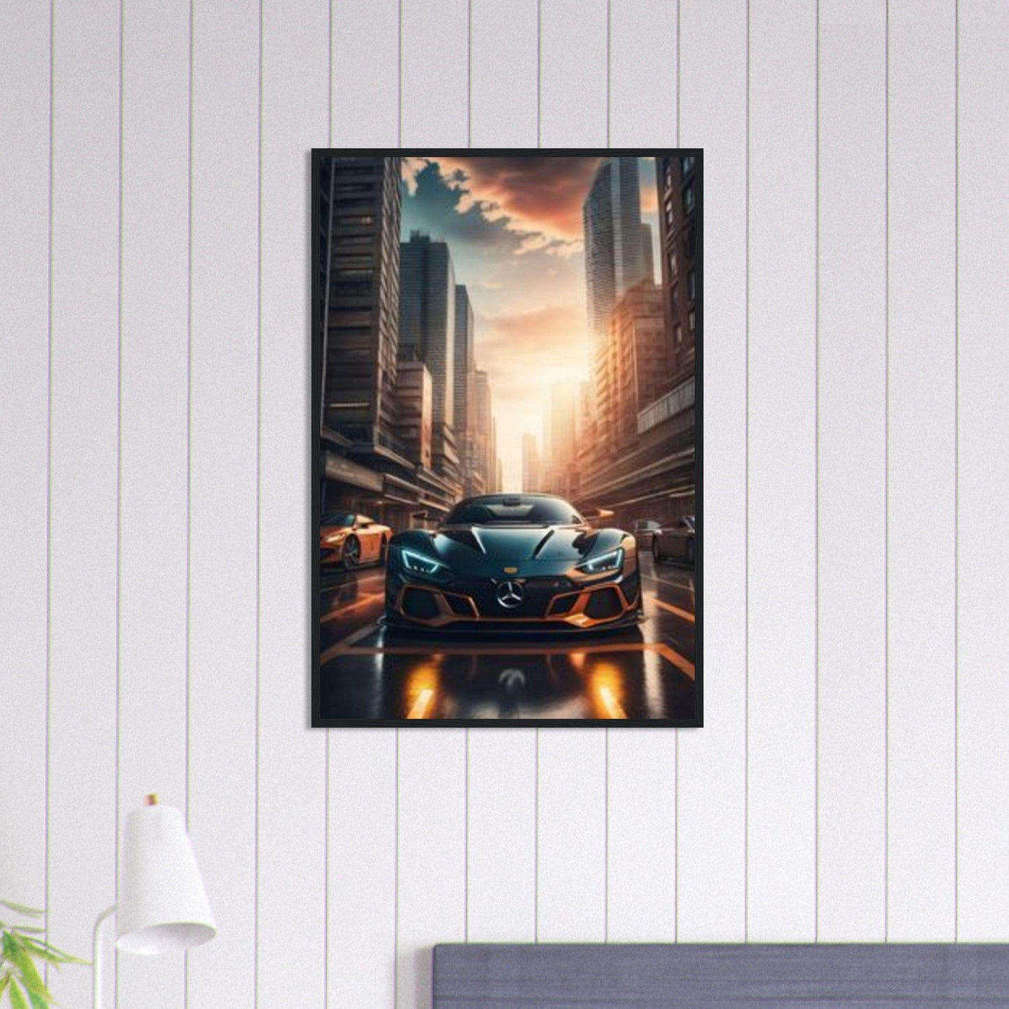 Canvanation Print Material 60x90 cm / 24x36″ Tableau Voiture Mercedes Gt Supersport