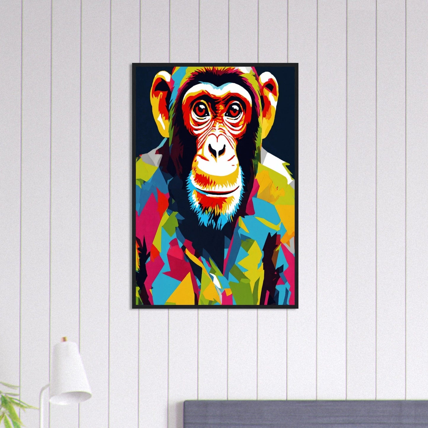 Canvanation Print Material 60x90 cm / 24x36″ Tableau Singe Sagesse Primitif