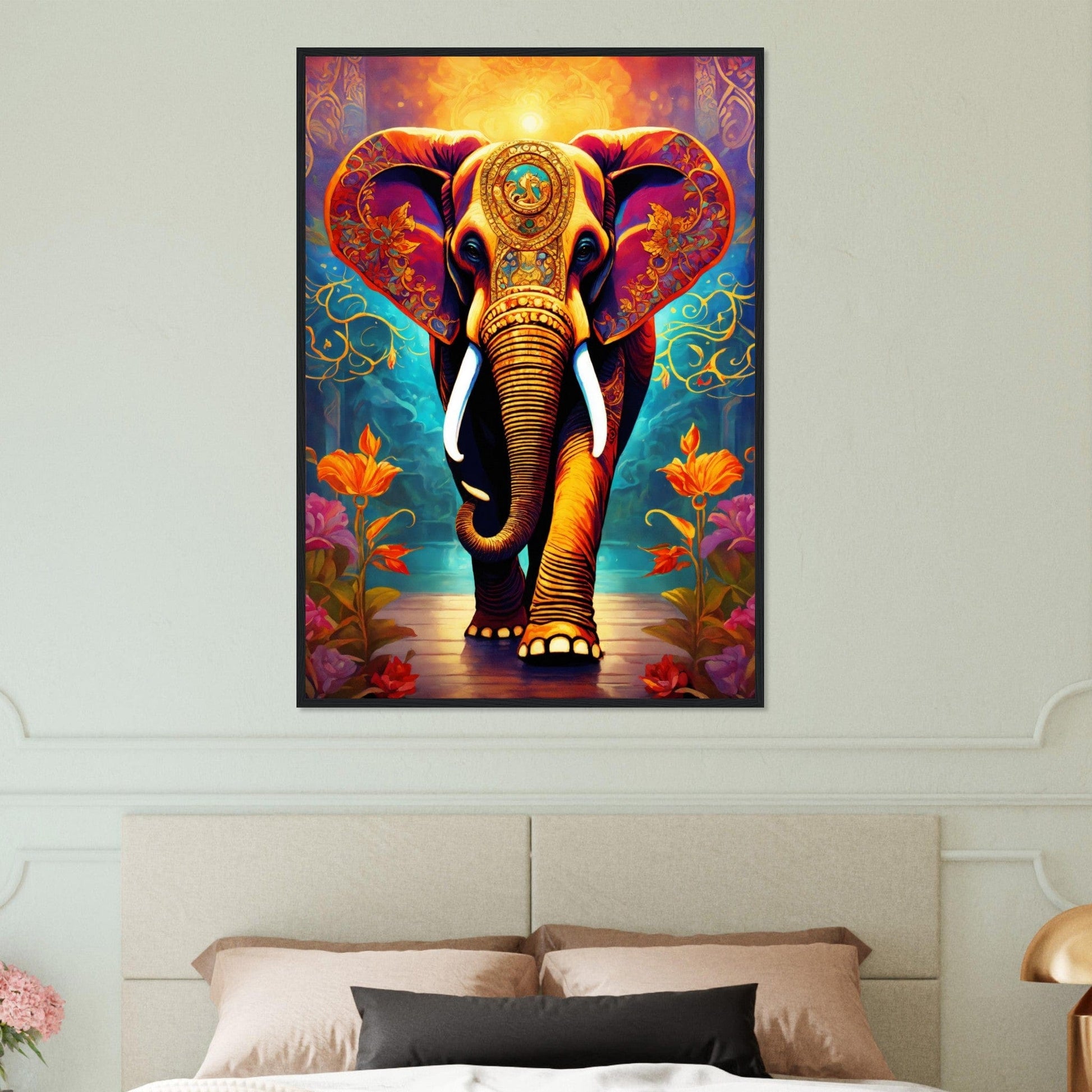Canvanation Print Material Tableau Elephant L'Ambassadeur De La Paix