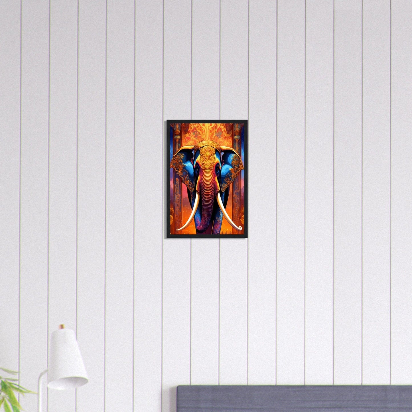 Canvanation Print Material 30x45 cm / 12x18″ Tableau Elephant Force Et Sagesse