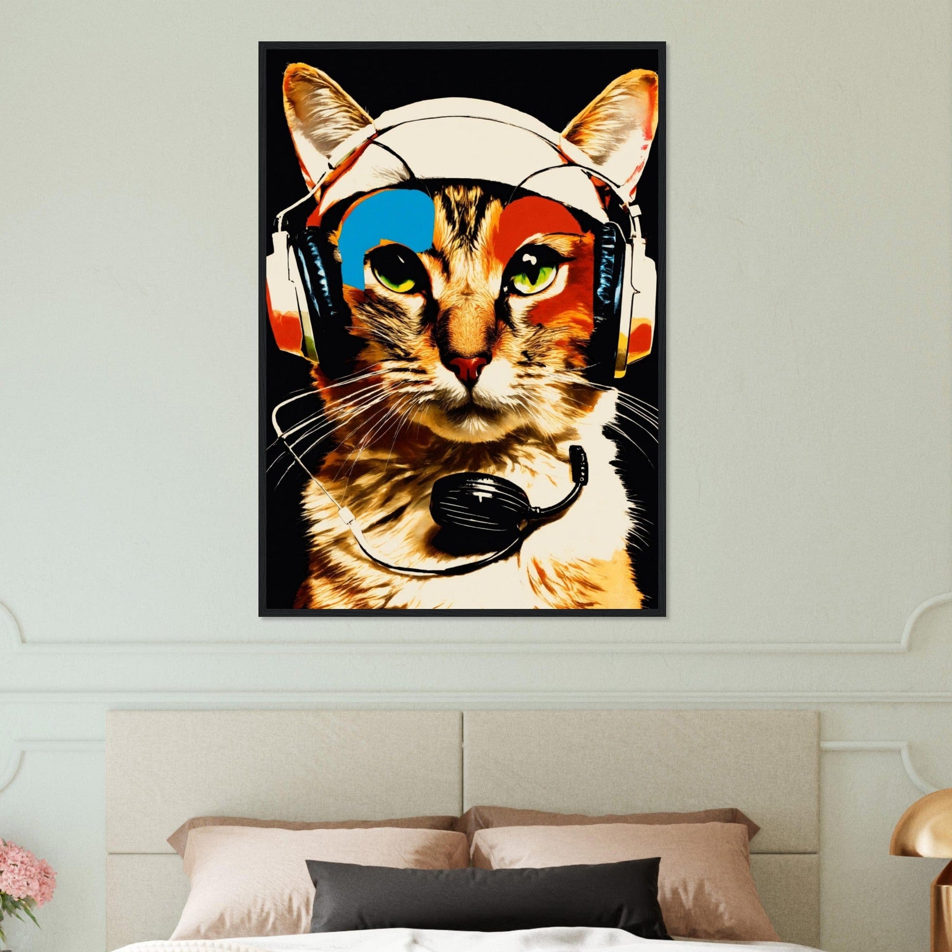 Canvanation Print Material Tableau Chat Ombre Et Lumière